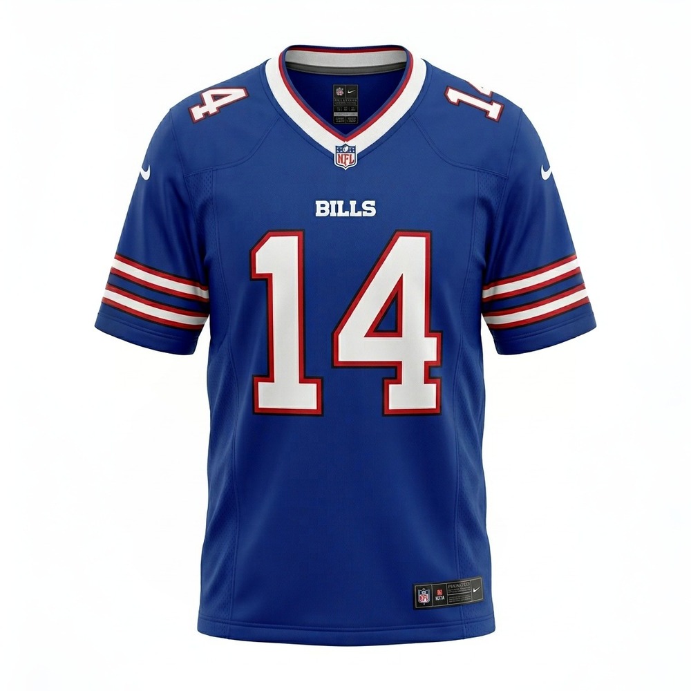 Nike Buffalo Bills Stefon Diggs #14 Limited F.U.S.E. Jersey Men's XXL Blue NWT